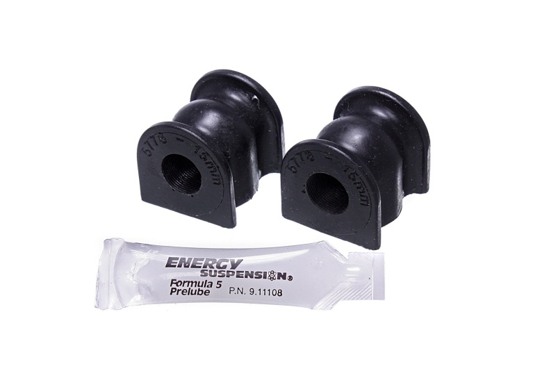 Acura TSX Sway Bar Bushing Set - Rear - Energy Suspension - 15mm Performance Polyurethane - Black - `04-`05